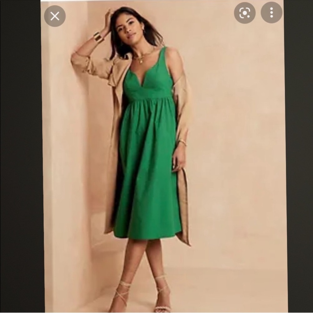 Banana Republic 100% Cotton Poplin Dress